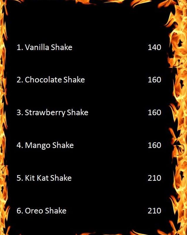 Hajjees Restaurant menu