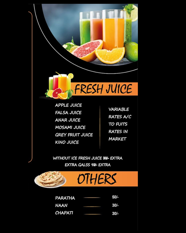 Hollywood Fastfood menu