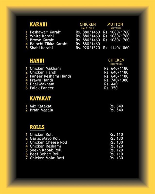 Hot Bite Grill & Restaurant menu