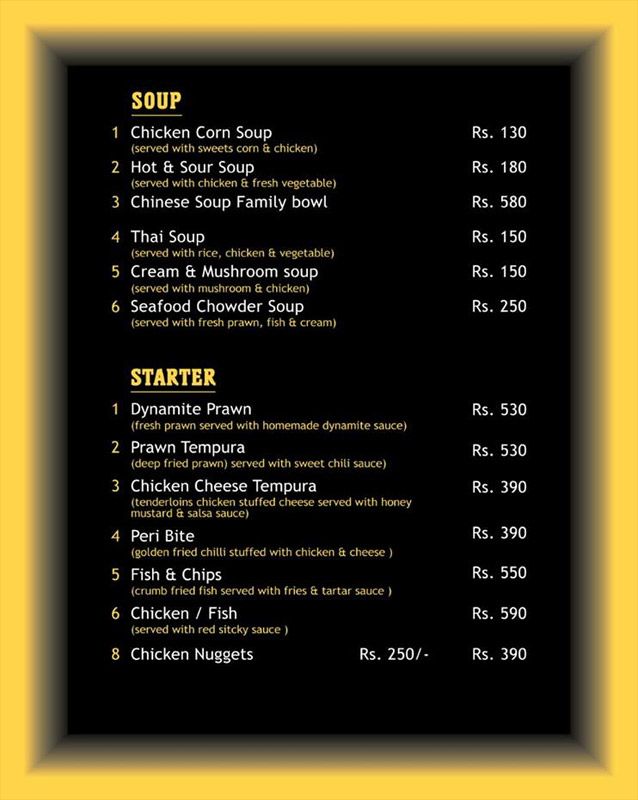Hot Bite Grill & Restaurant menu