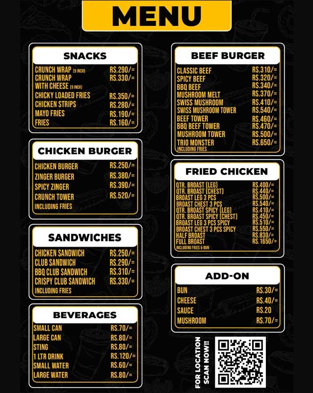 House Of Niwala menu