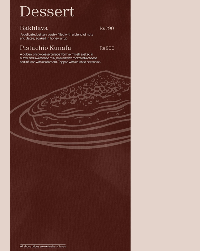 Istanbul Restaurant  menu