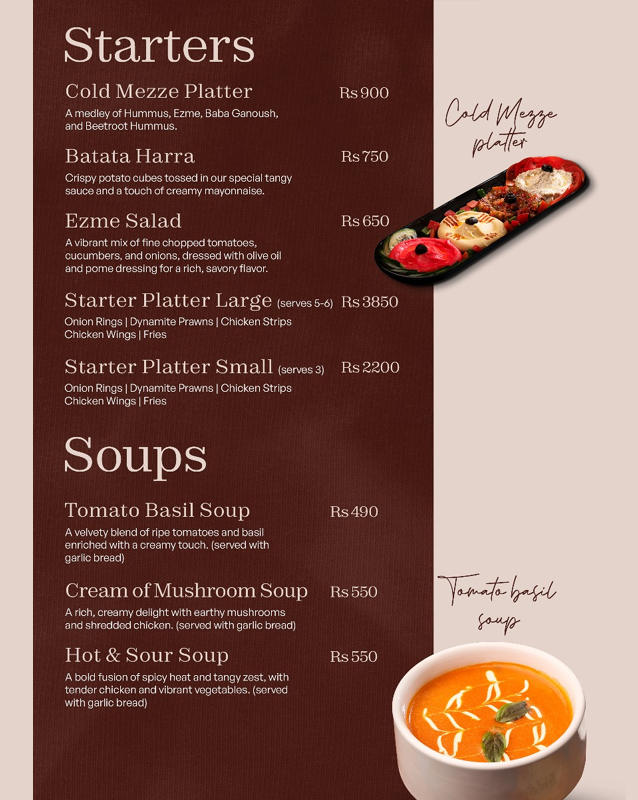Istanbul Restaurant  menu