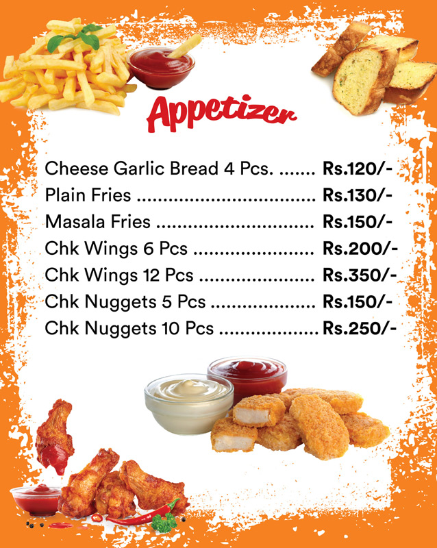 Italian Crust menu