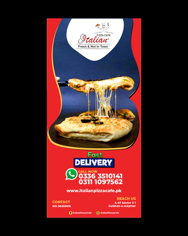 Italian Pizza Cafe menu