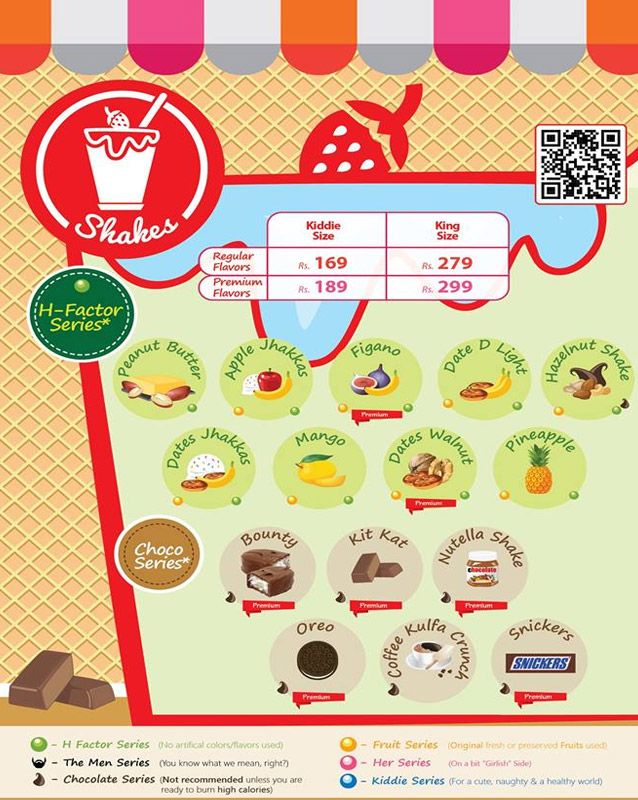 Iysh Cleem menu