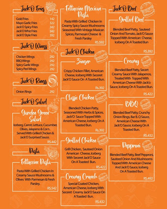 Jack'O menu