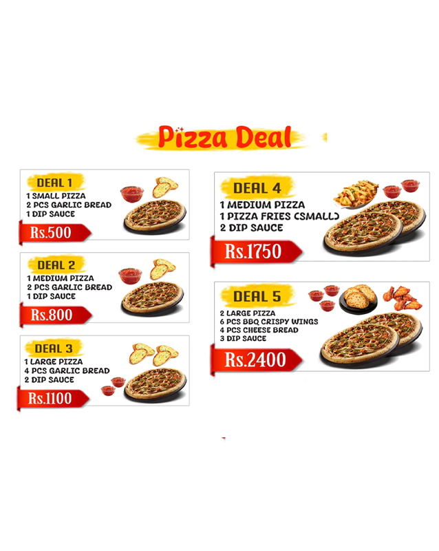 Jan Jee's Broast menu