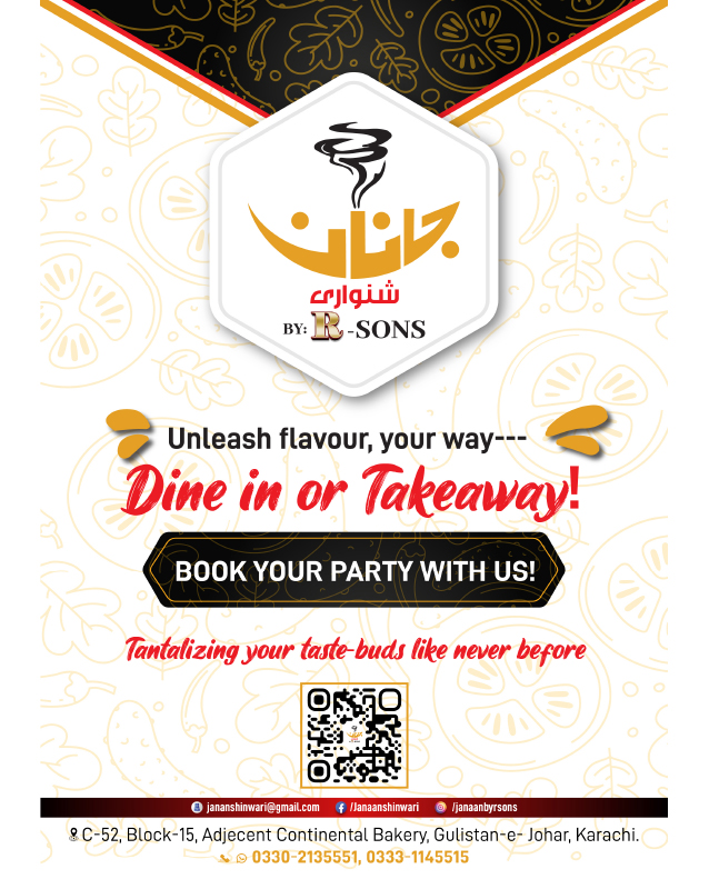 Janaan Shinwari  menu