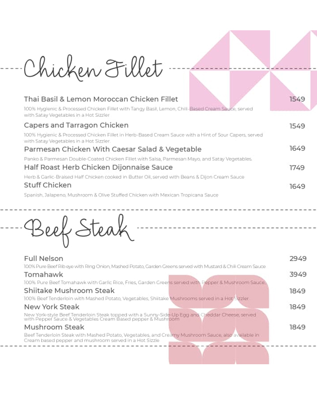 Jashan menu