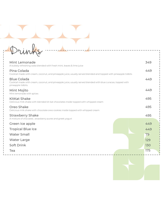 Jashan menu