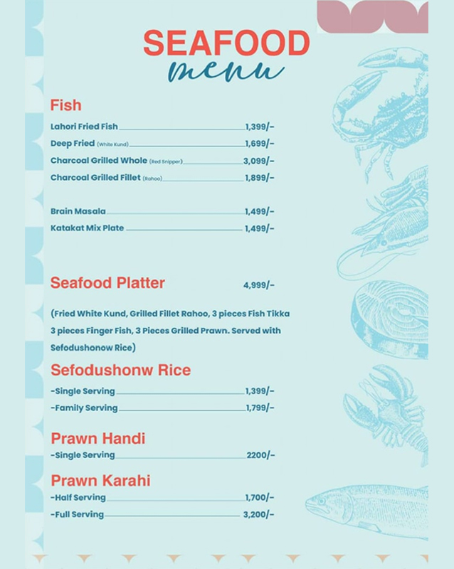 Jashan menu