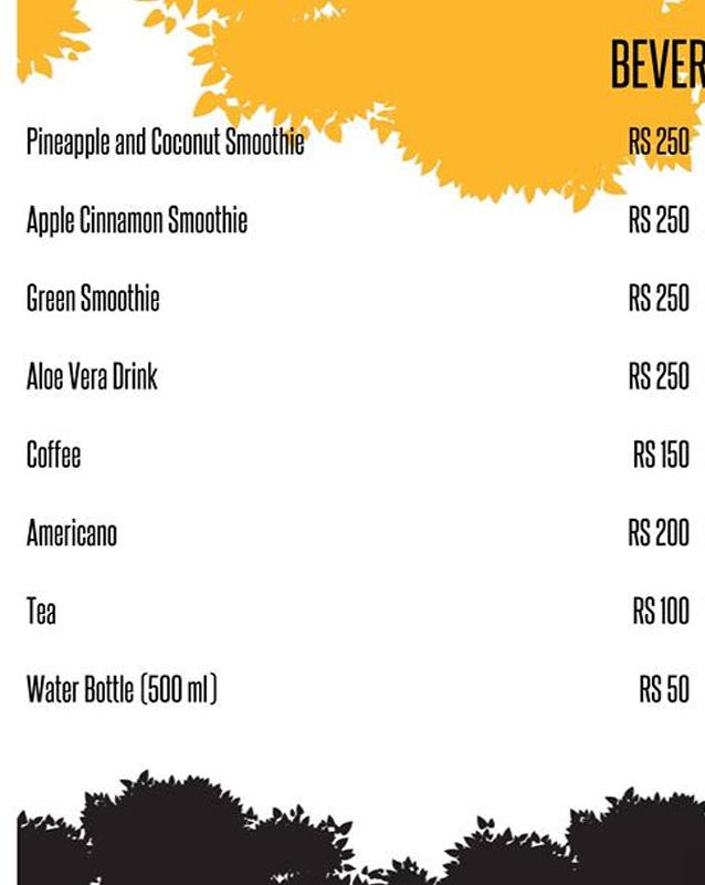 Kafe Calorie menu