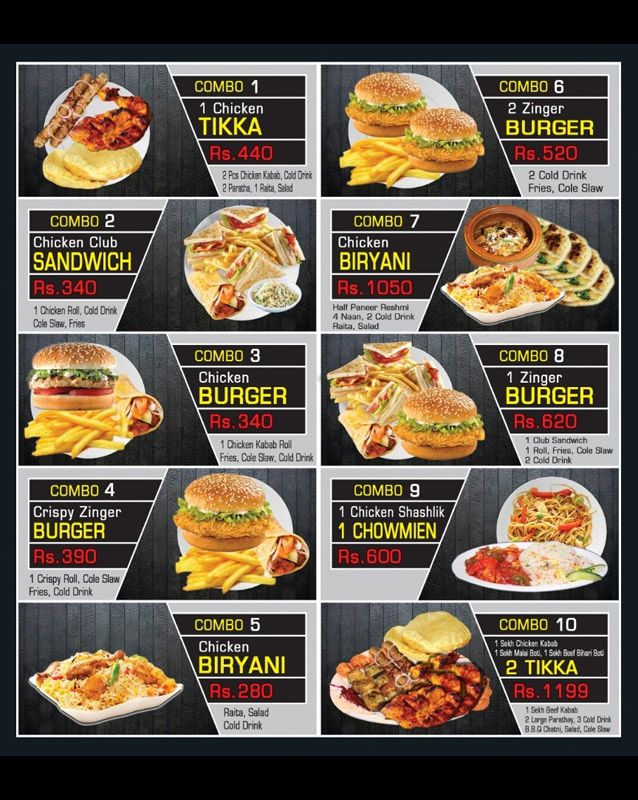 Karachi Kitchen menu