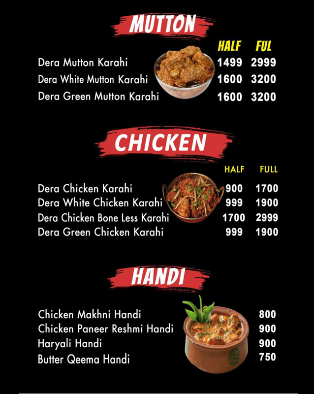 Karachi Nihari House menu