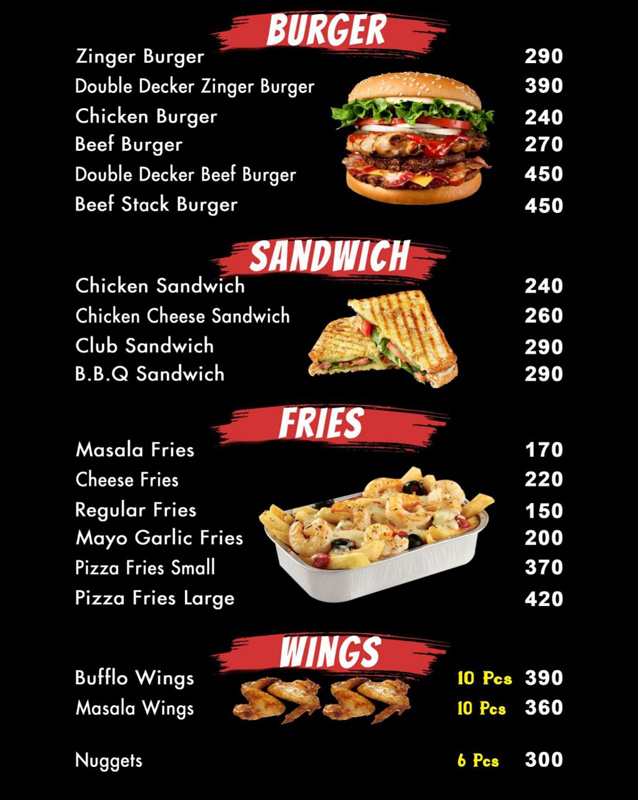 Karachi Nihari House menu