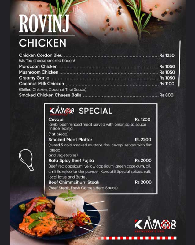 KAVAat8 menu