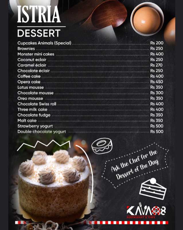 KAVAat8 menu