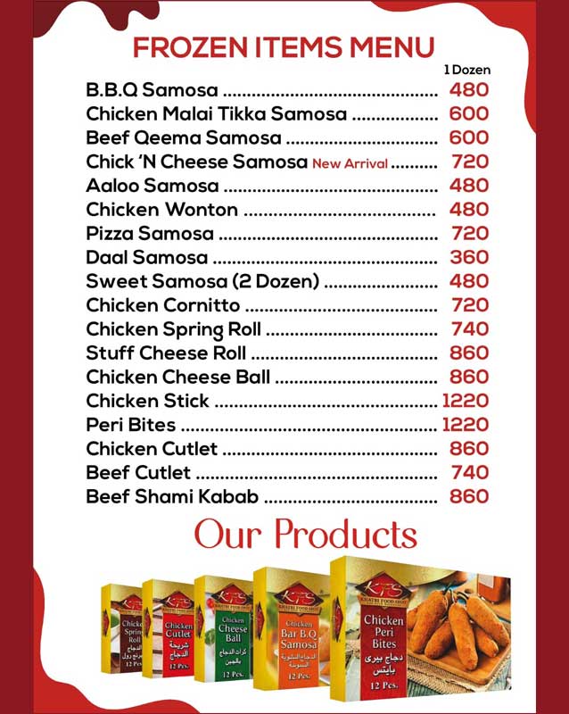 Khatri Food Spot menu