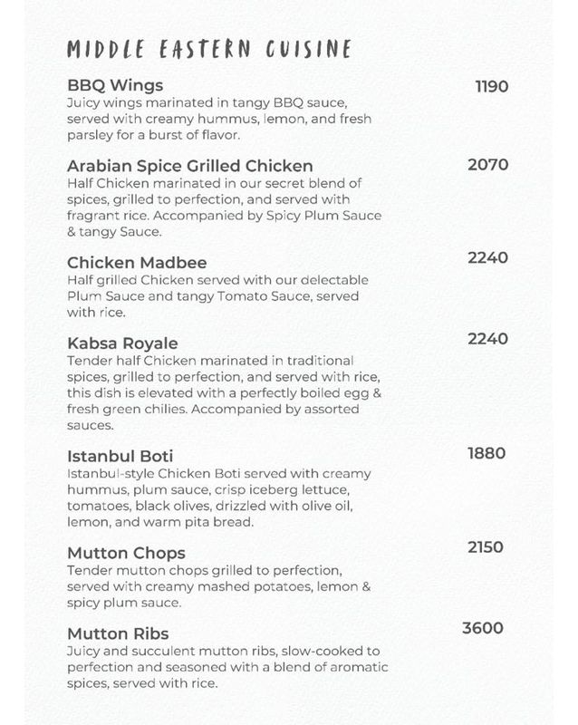 Klay menu
