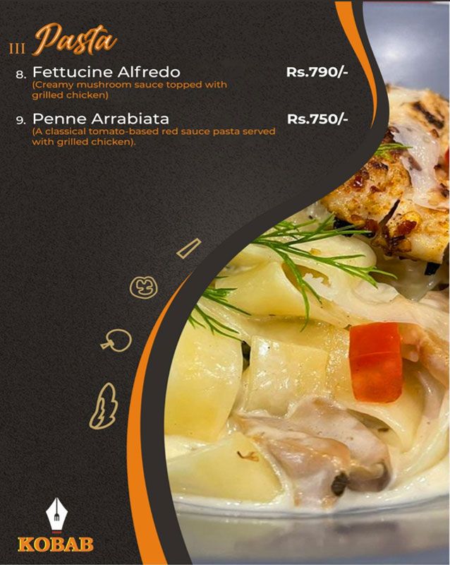 Kobab menu