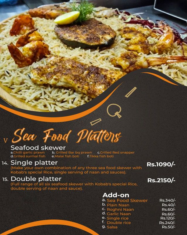 Kobab menu