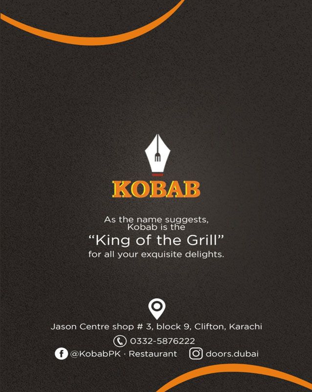 Kobab menu