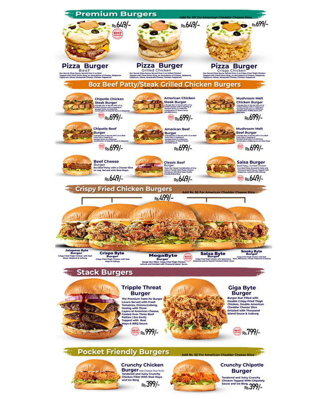 Lamosh menu