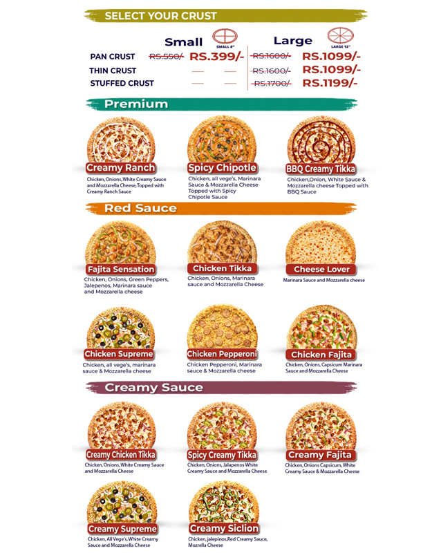Lamosh menu