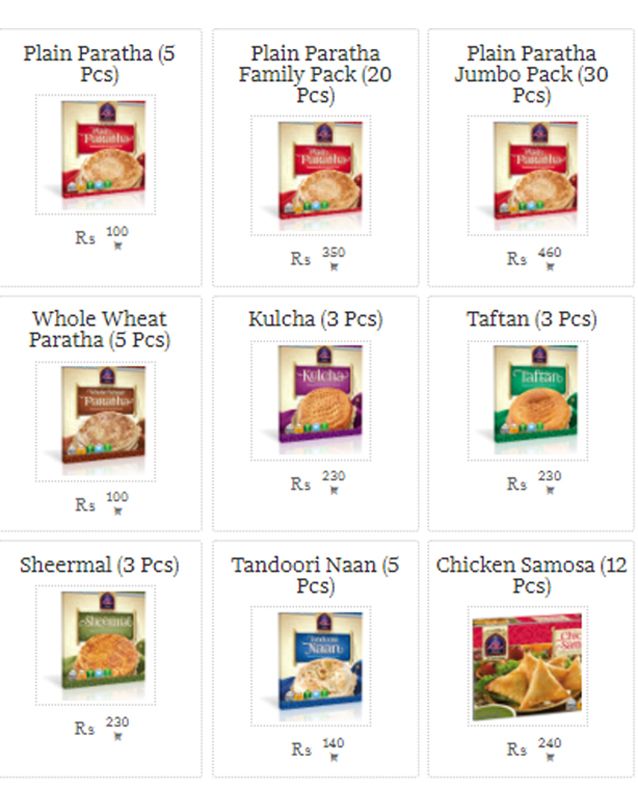 LQ FOODS menu