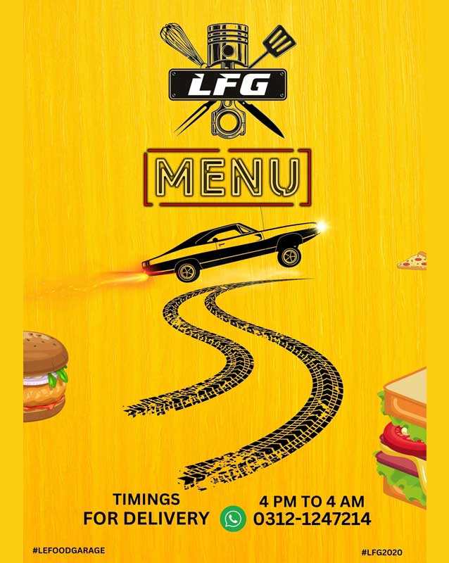 Lè Food Garage menu
