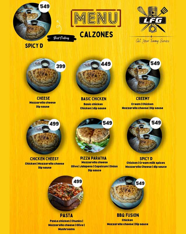 Lè Food Garage menu