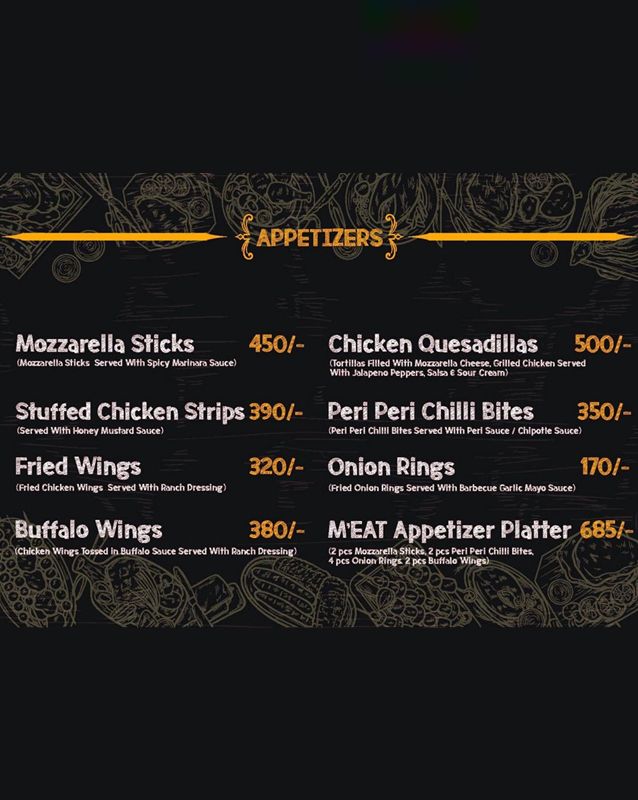 M'EAT INN menu