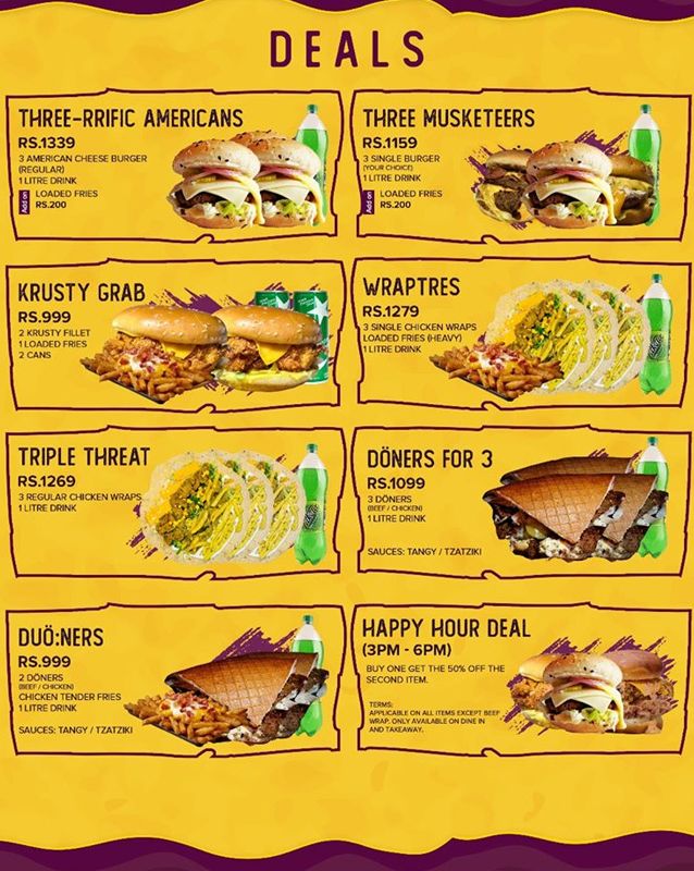 Magic Sauce menu