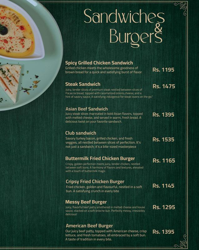 Mailma menu