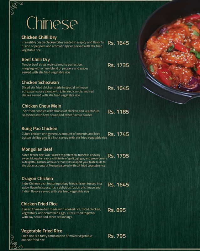 Mailma menu