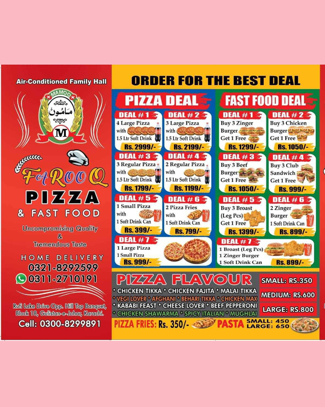 Mamoo Delhi Kabab House menu