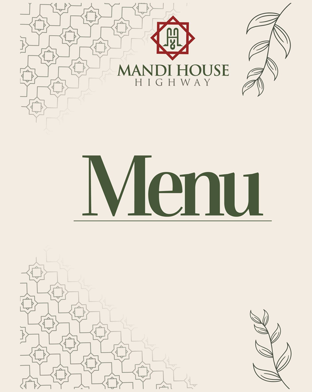 Mandi House menu