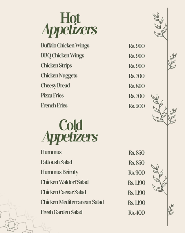 Mandi House menu