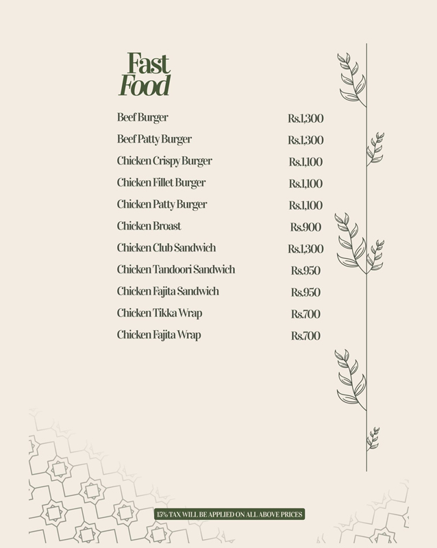 Mandi House menu