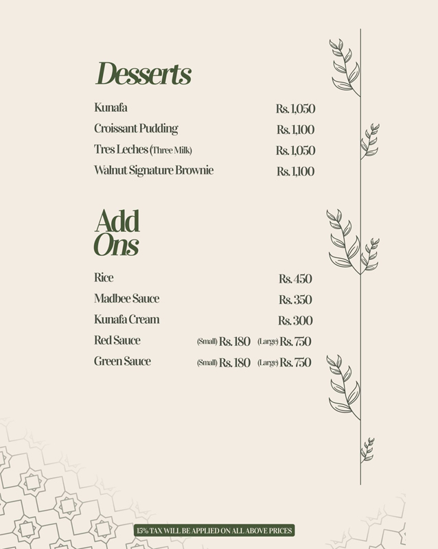 Mandi House menu