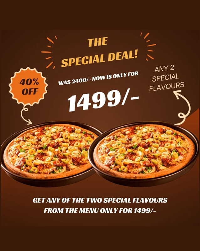 Mango Pizza menu