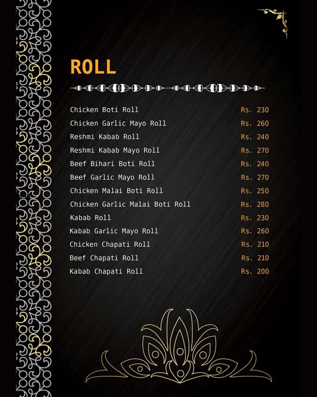 Mazaidar Haleem & Foods menu