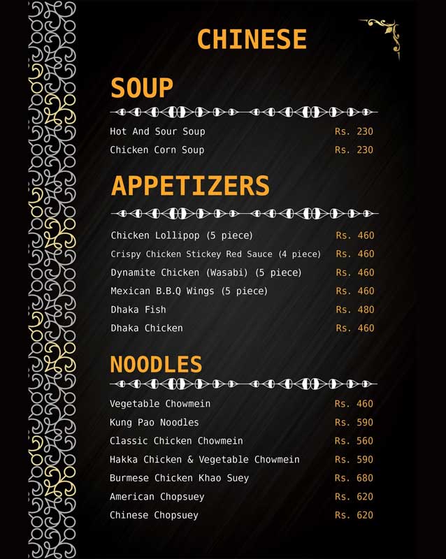 Mazaidar Haleem & Foods menu