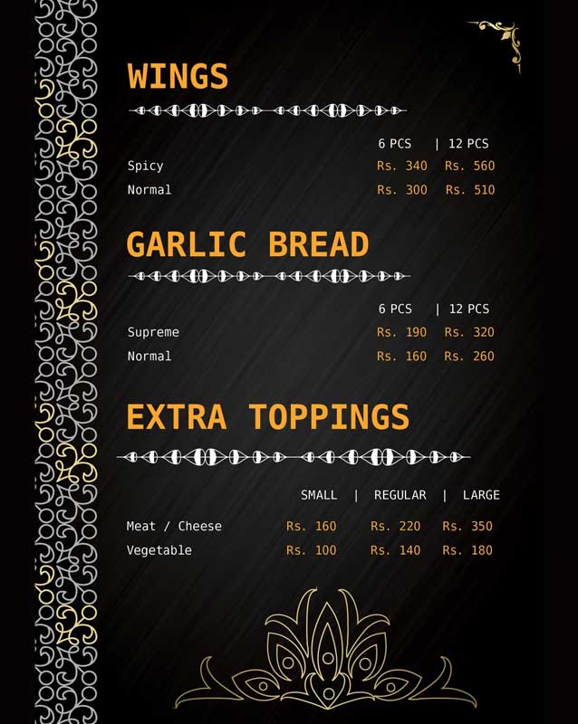 Mazaidar Haleem & Foods menu