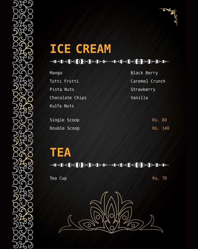 Mazaidar Haleem & Foods menu