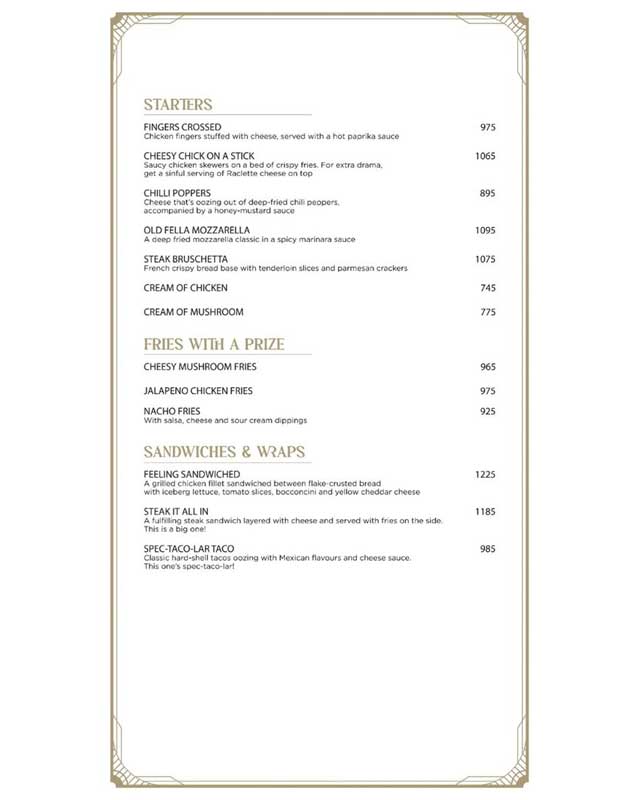 Meat The Cheese menu