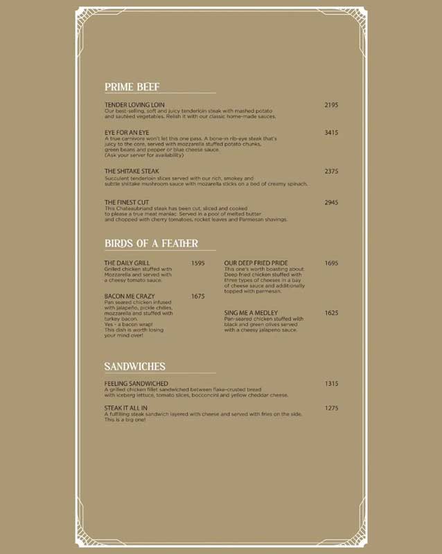 Meat The Cheese menu