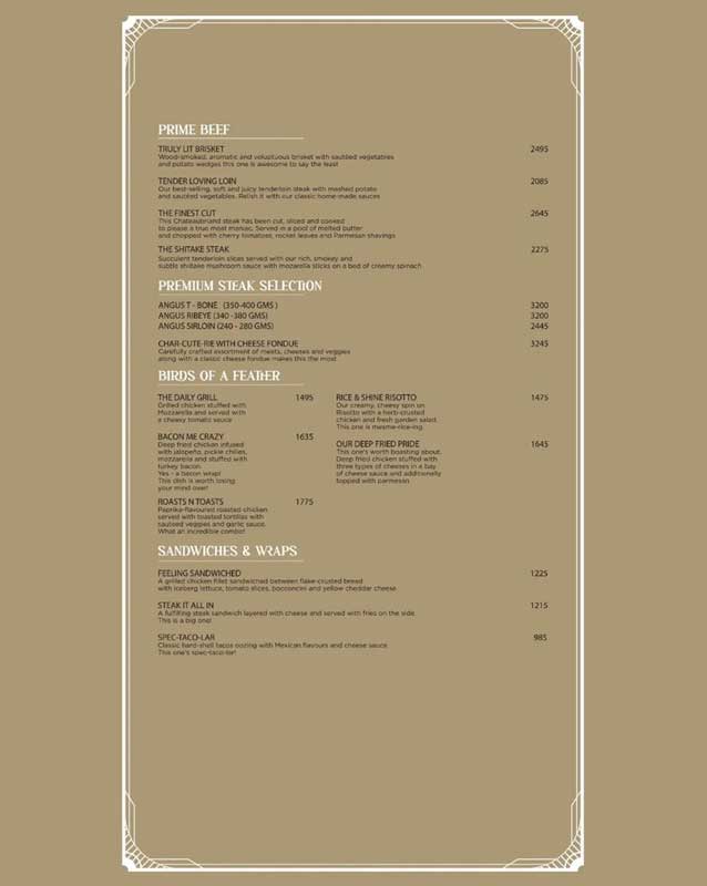 Meat The Cheese menu