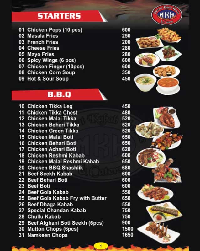 Meerath Kabab House & Caters menu